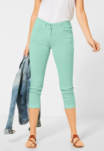 CECIL Slimfit Jeans in Groen