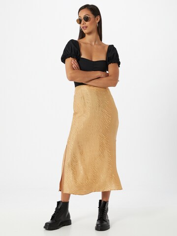 Motel Skirt 'Tindra' in Yellow