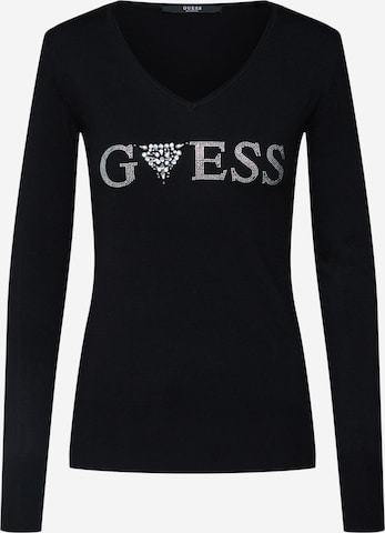 Pull-over GUESS en noir : devant