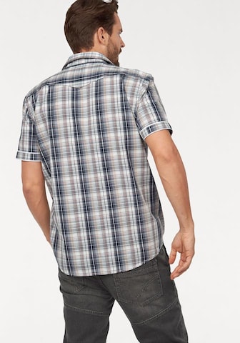 Man's World Regular fit Button Up Shirt in Blue