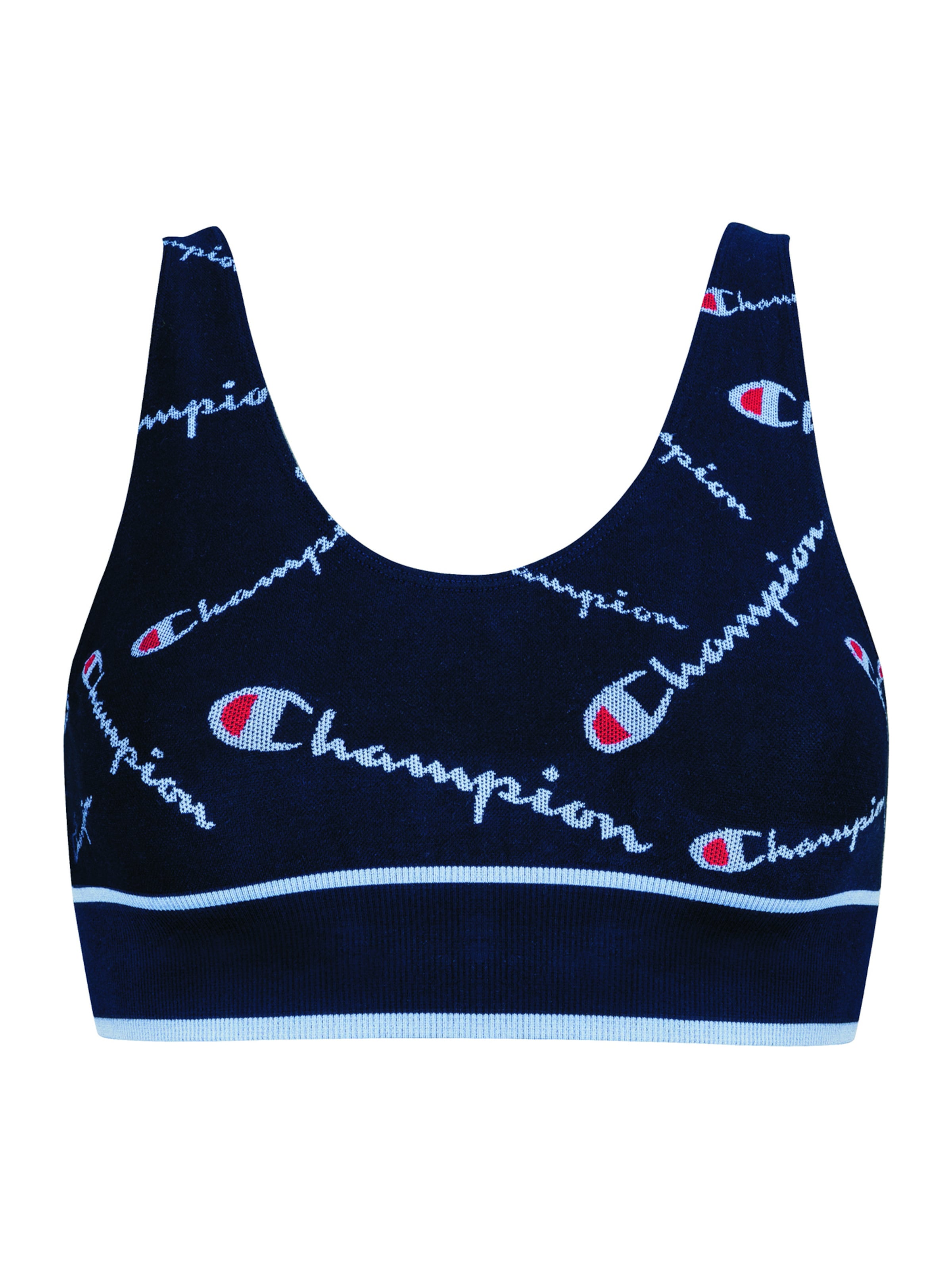 Champion Authentic Athletic Apparel Sportovní podprsenka 'Seamless' - námořnická modř / červená / bílá, Produkt