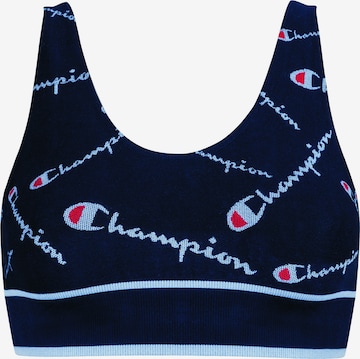 Champion Authentic Athletic Apparel Sports Bra 'Seamless' in Blue: front