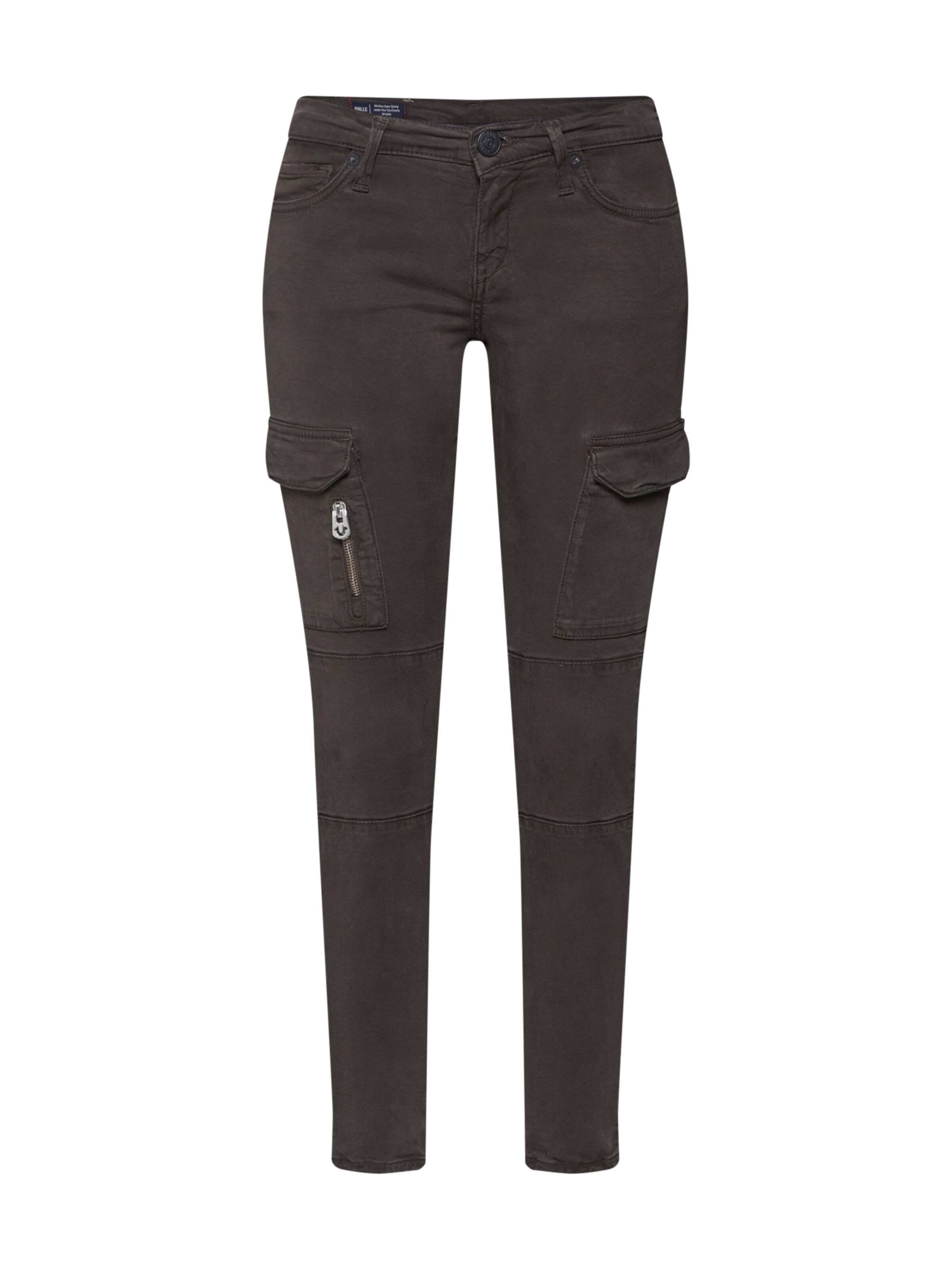 True Religion - Chino 'Cargo Gabardine' in de kleur Olijfgroen