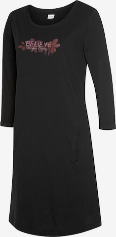 LASCANA Nightgown in Black