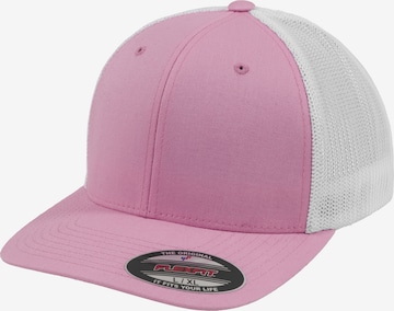 Casquette Flexfit en rose : devant