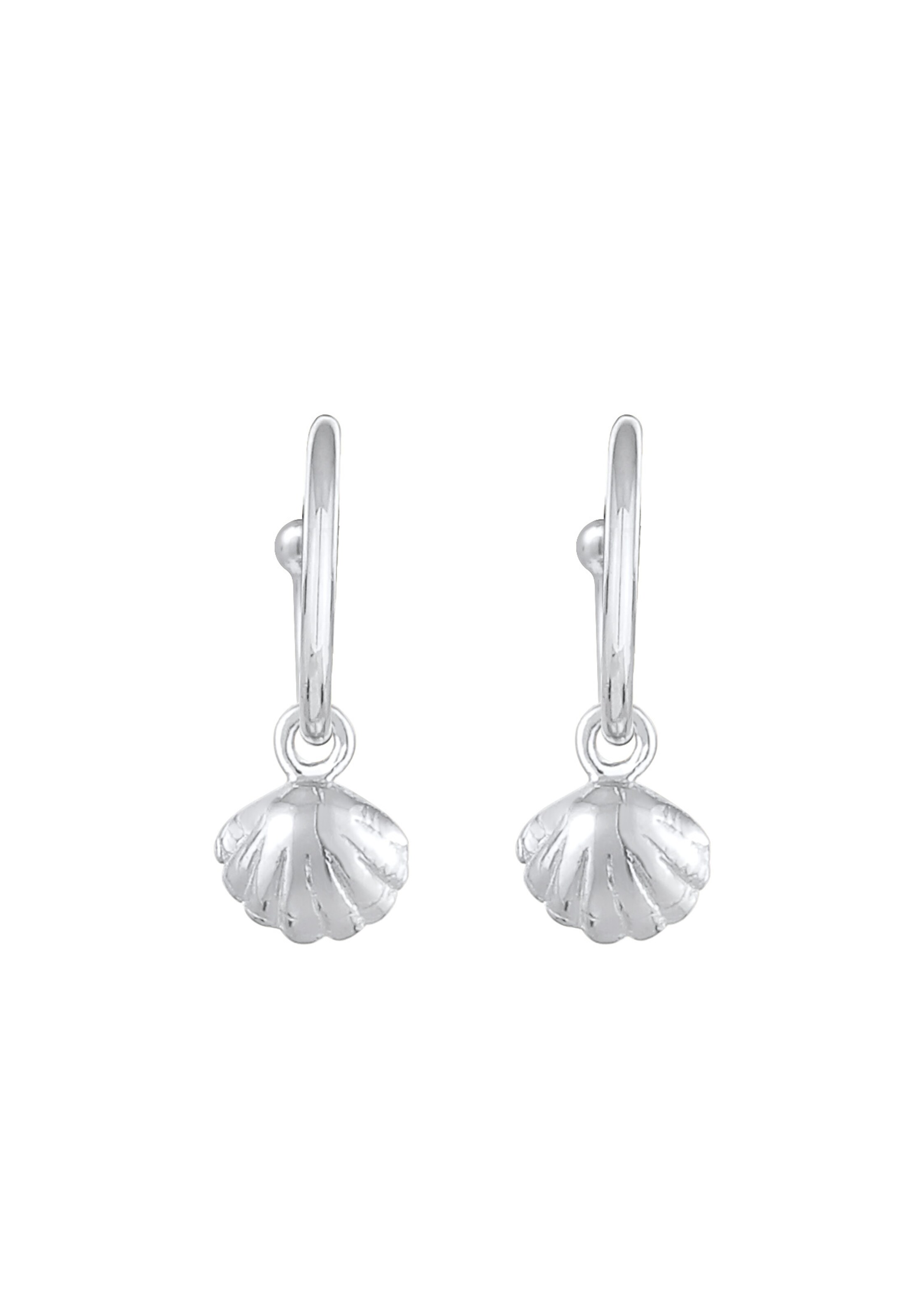 ELLI Ohrringe Creole, Muschel in Silber