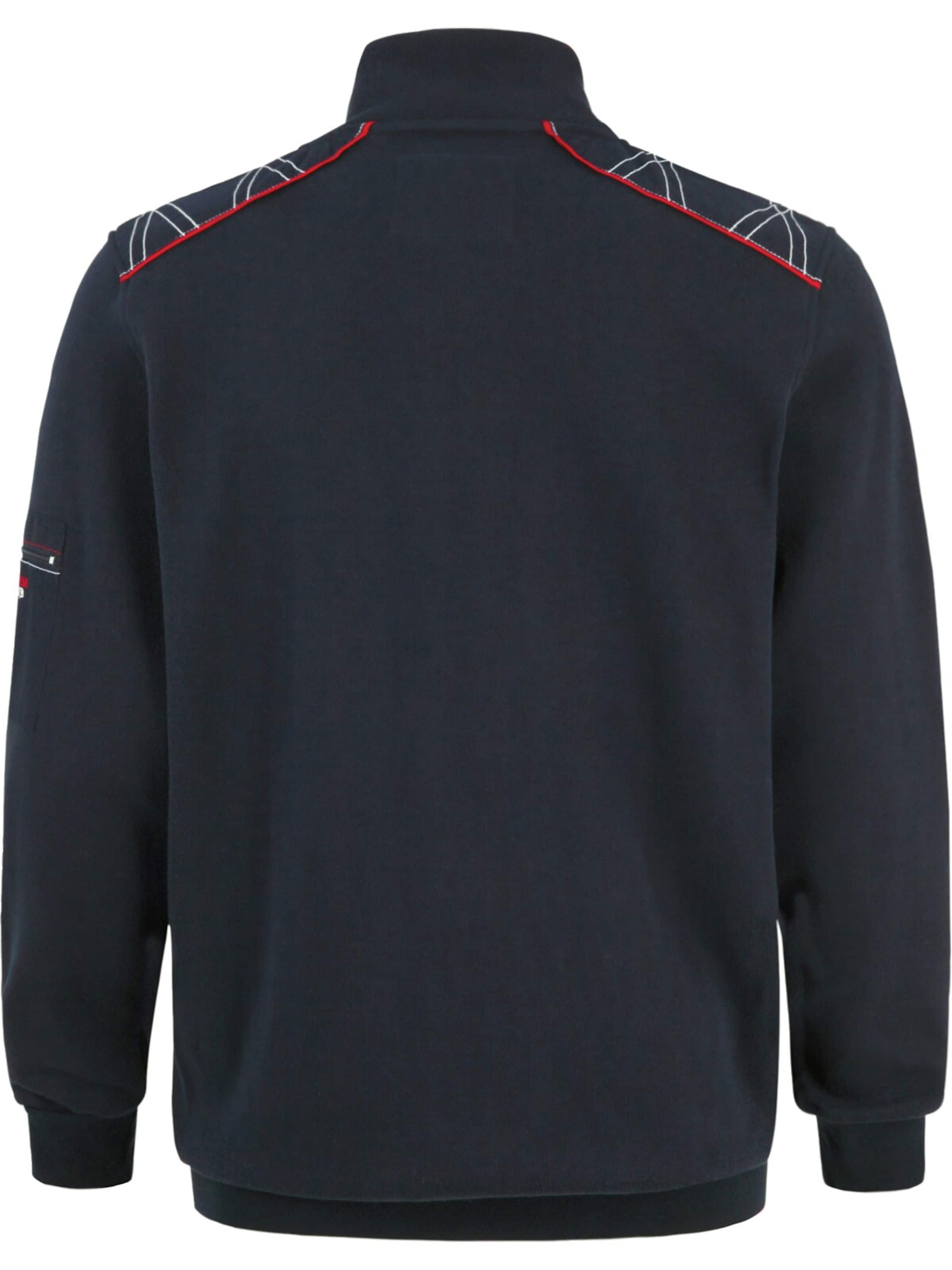 Jan Vanderstorm Zip-Up Hoodie 'Atli' in Blue