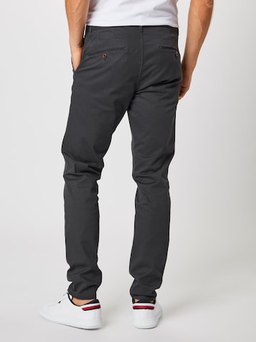 SCOTCH & SODA Regular Chino 'Mott' in Schwarz: zadná strana