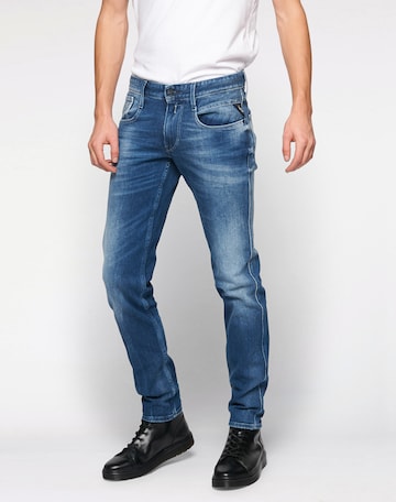 Slimfit Jeans 'Anbass' di REPLAY in blu: frontale