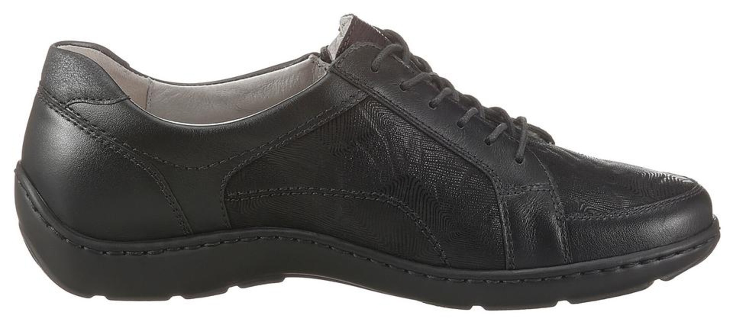 WALDLÄUFER Schnürschuh in Schwarz