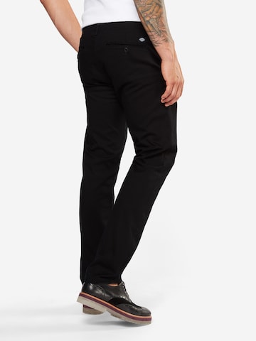 DICKIES Слим Брюки-чинос 'Kerman' в Черный: сзади