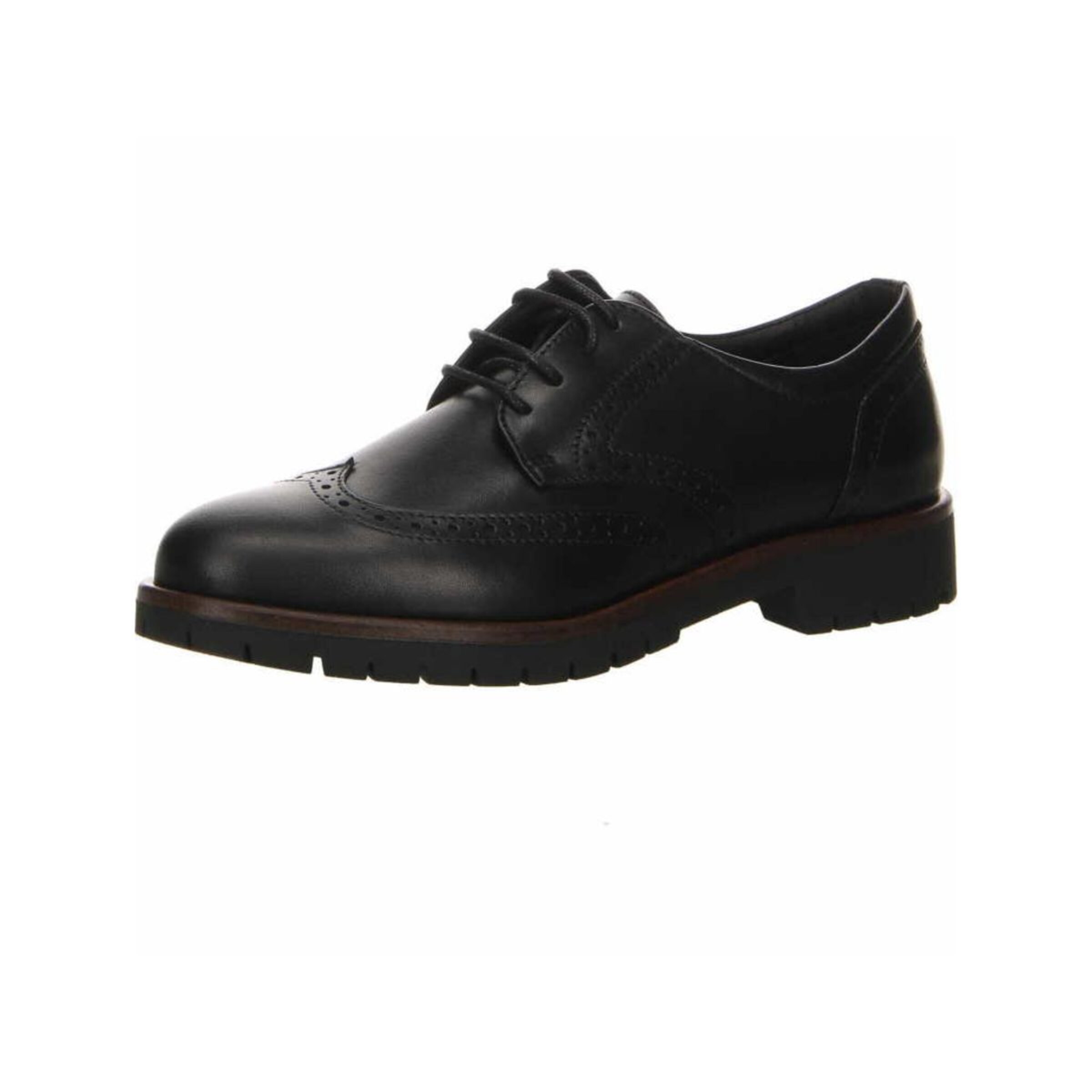 SALAMANDER - Veterschoen in de kleur Zwart