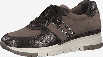 TAMARIS Sneakers laag in Bruin: voorkant