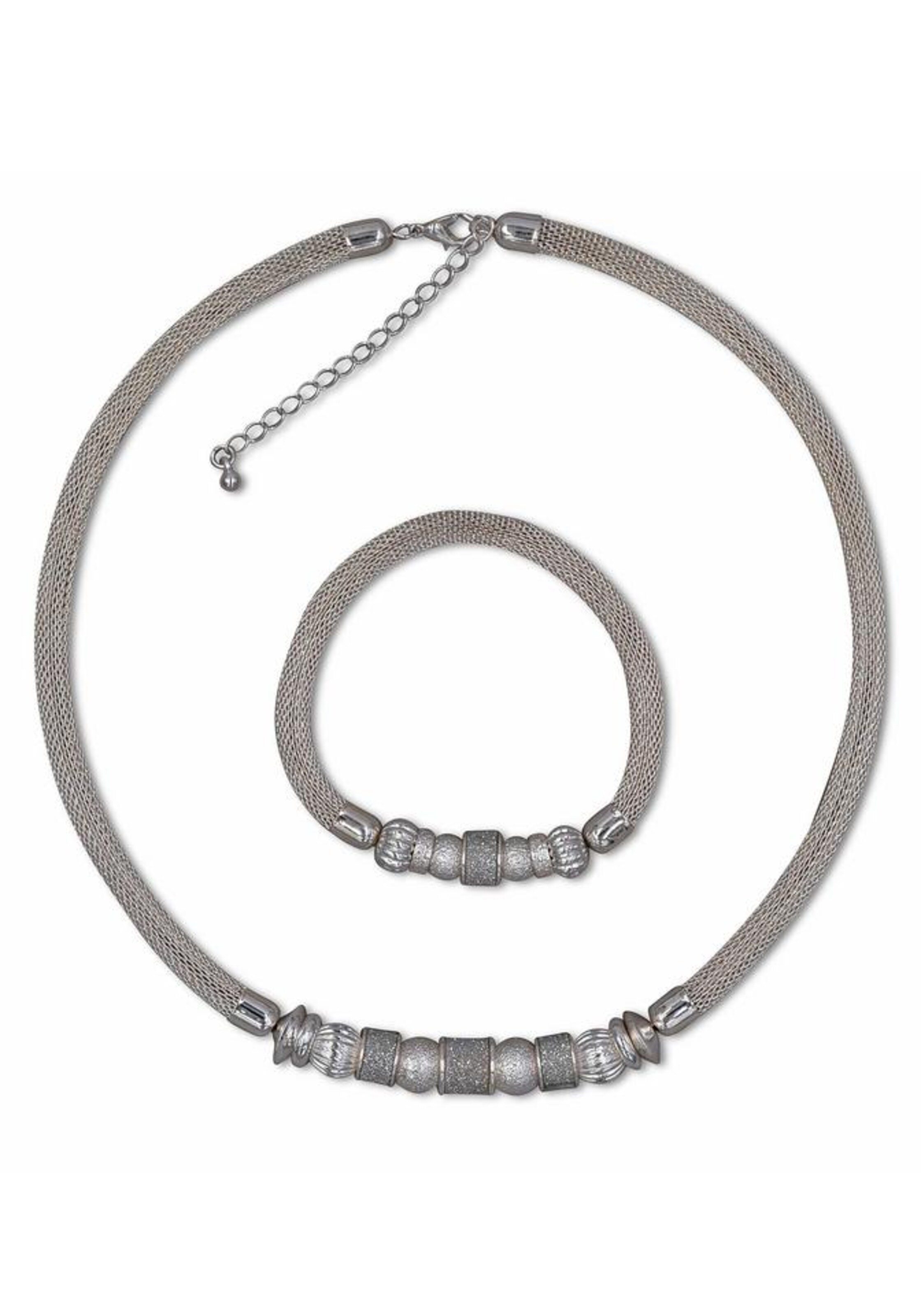 Parure de bijoux J. Jayz en argent : devant