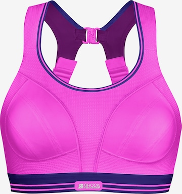 SHOCK ABSORBER Sport-BH in Lila: front