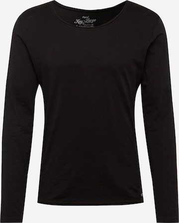 Key Largo Shirt 'Mls Cheese' in Black: front