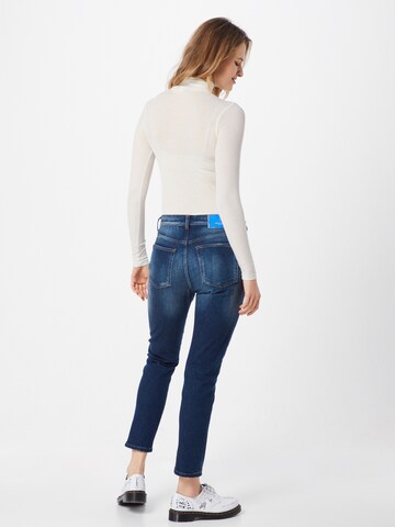 Goldgarn Slim fit Jeans 'AUGUSTA I Tappered' in Blue: back