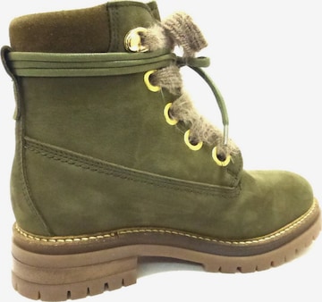 TAMARIS Lace-Up Ankle Boots in Green