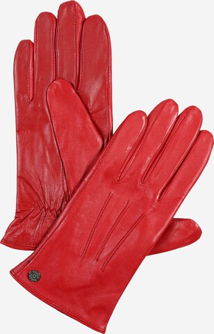 Roeckl Full Finger Gloves in Red: front