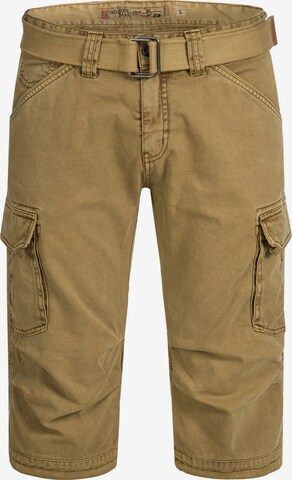 Pantalon cargo 'Nicolas' INDICODE JEANS en marron : devant