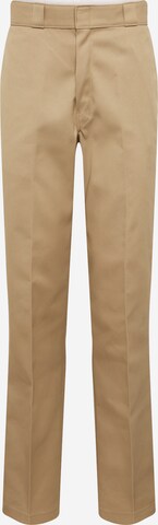 DICKIES Regular Broek '874 Original' in Beige: voorkant