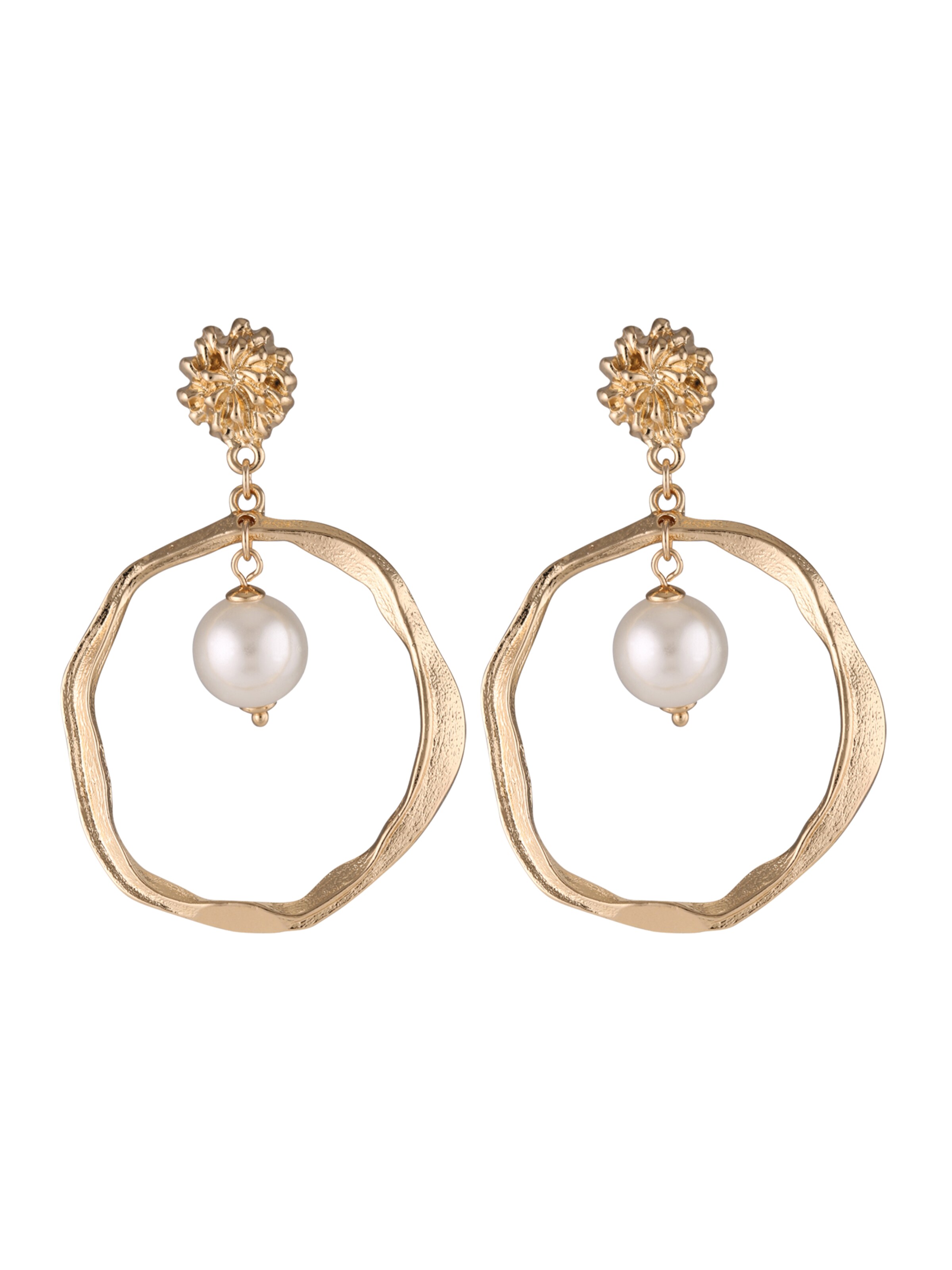 We Are Flowergirls - Ohrringe 'Ocean Pearl Earrings' in gold
