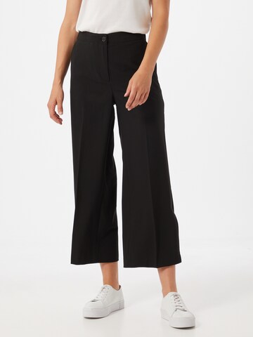 Wide Leg Pantalon à plis 'Chani' Someday en noir : devant