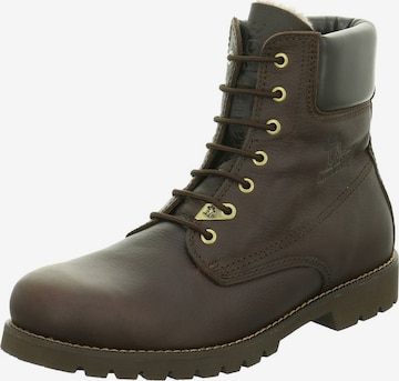 PANAMA JACK Lace-Up Boots 'Igloo' in Brown: front