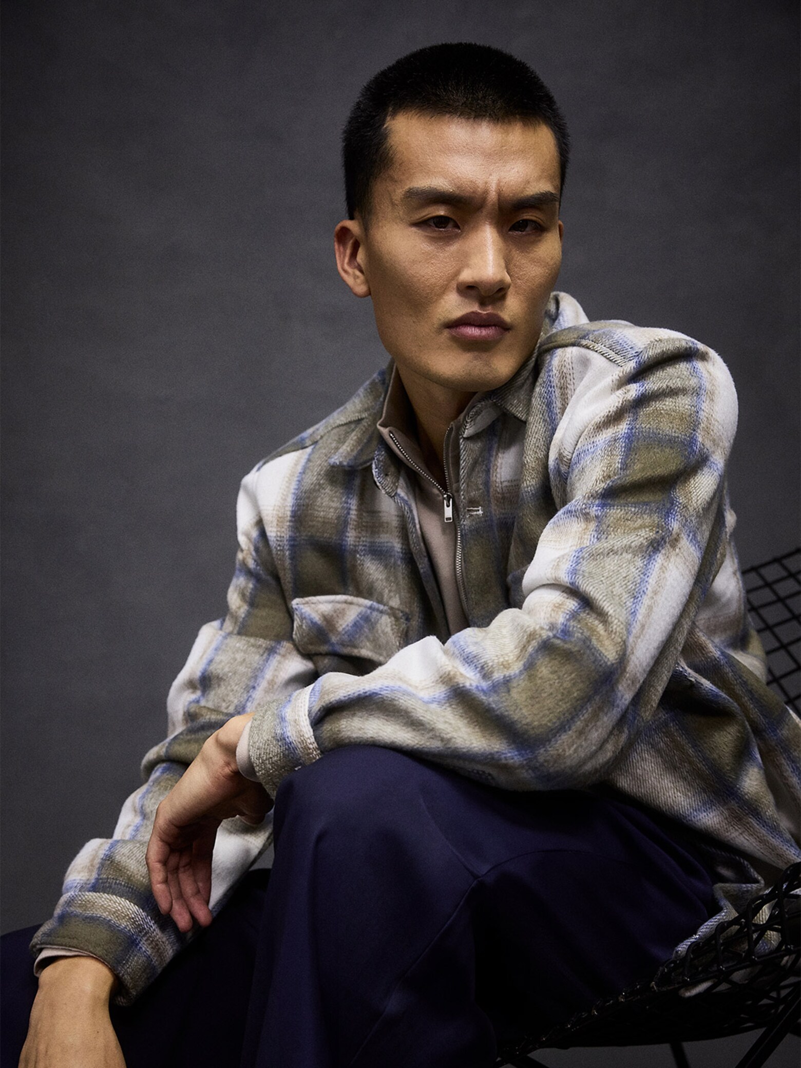Yuma - Classic Checkered Shacket Look