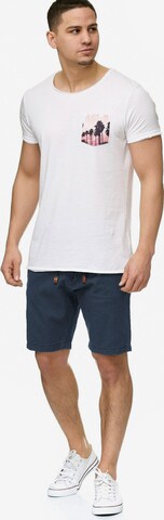 INDICODE JEANS Shorts 'Bowmanville' in Blau