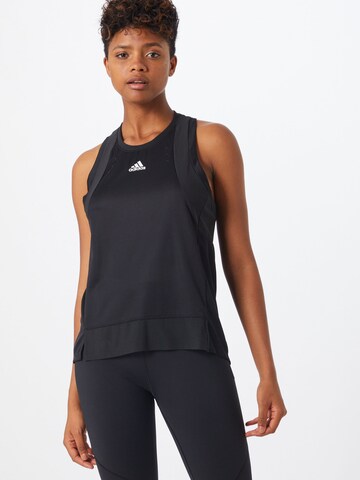 ADIDAS SPORTSWEAR Sporttop in Zwart: voorkant