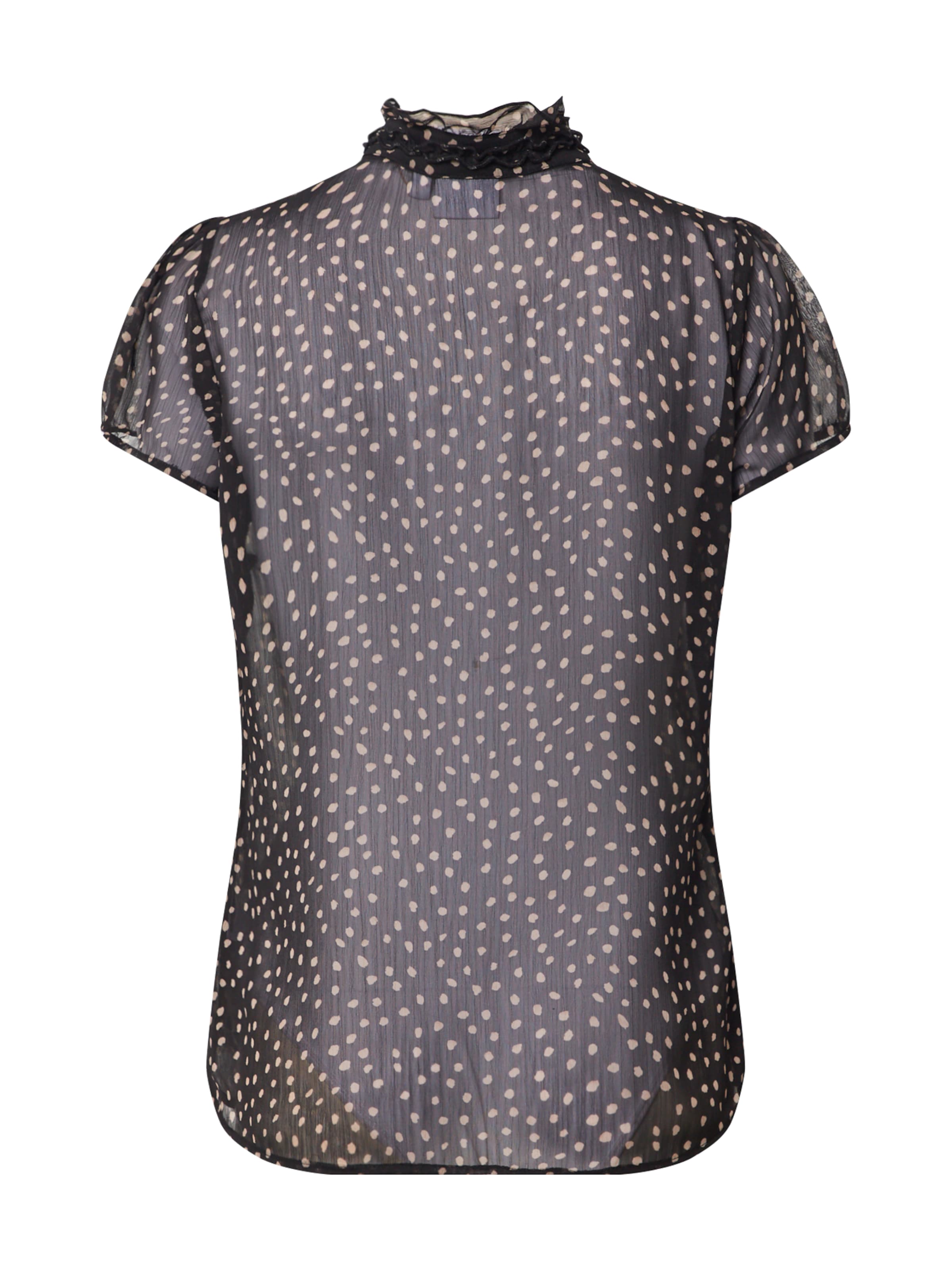 SAINT TROPEZ Bluse 'Lilja' in Schwarz