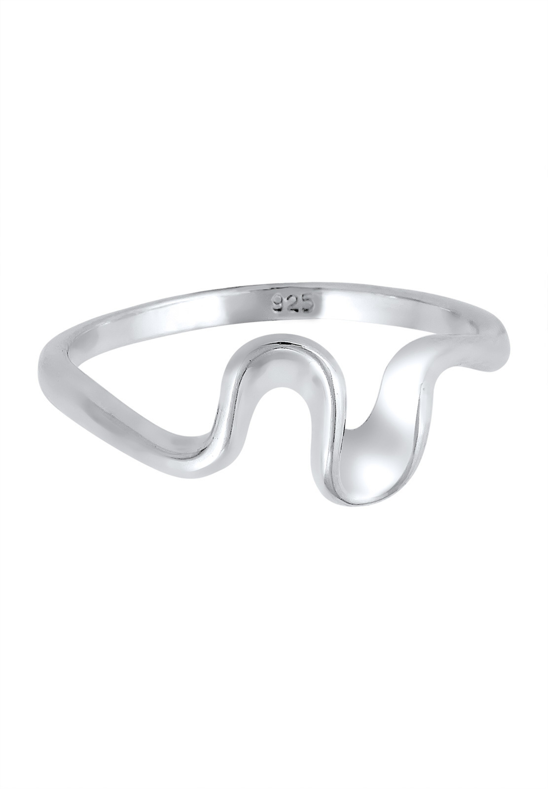 Frauen Schmuck ELLI Ring 'Wellen' in Silber - NR72869