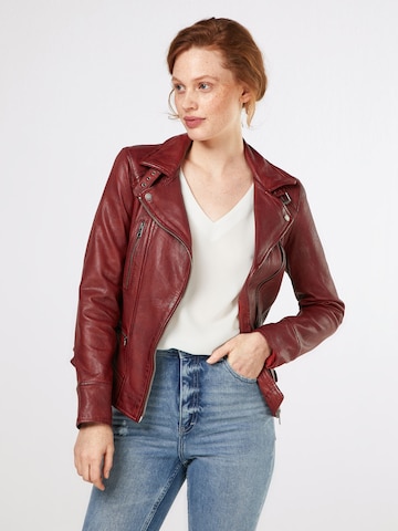 Veste mi-saison OAKWOOD en rouge : devant