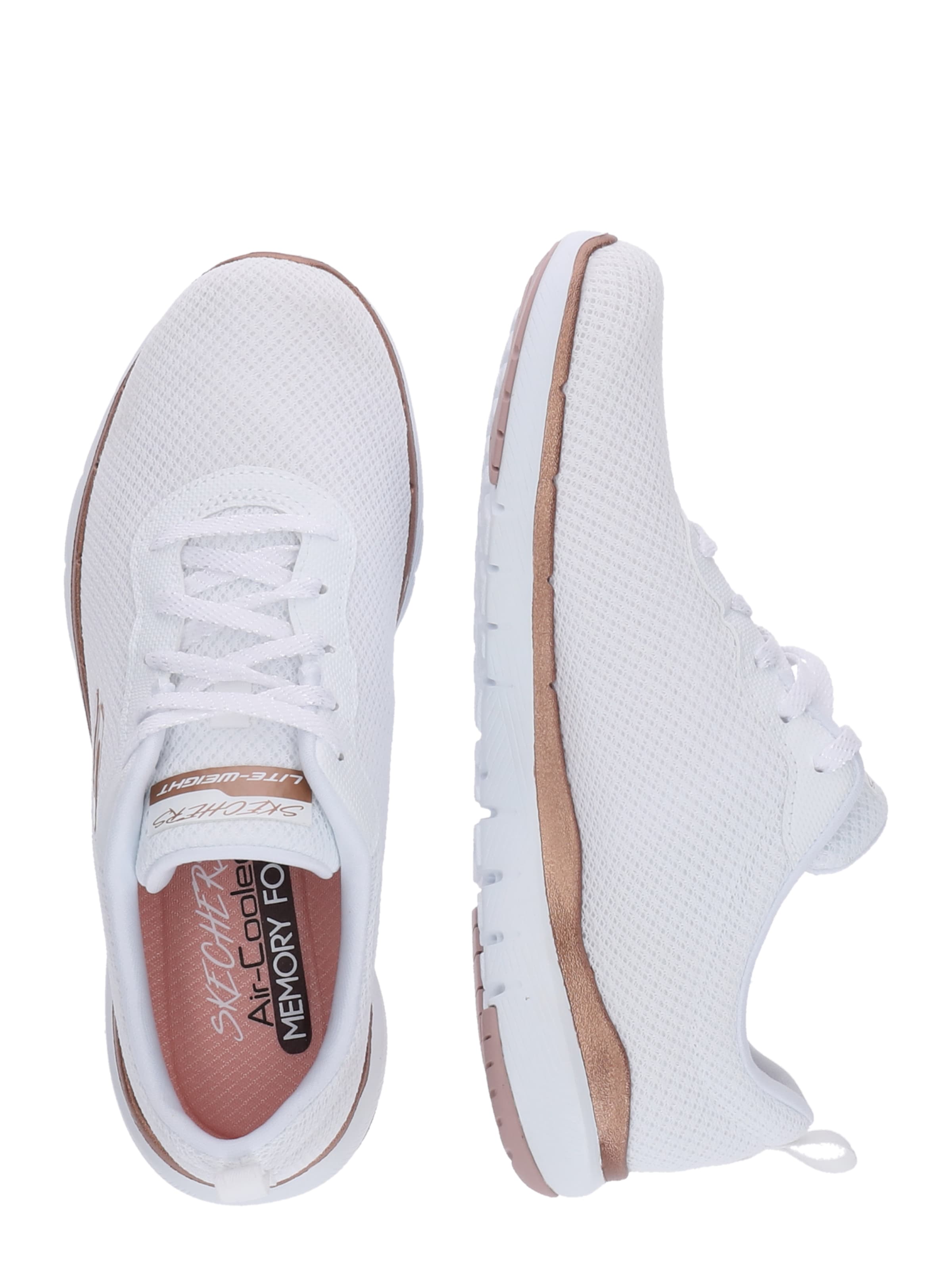 Baskets basses 'Flex Appeal 3.0' SKECHERS en blanc