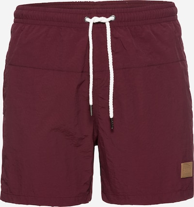 Pantaloncini da bagno Urban Classics di colore rosso ciliegia, Visualizzazione prodotti