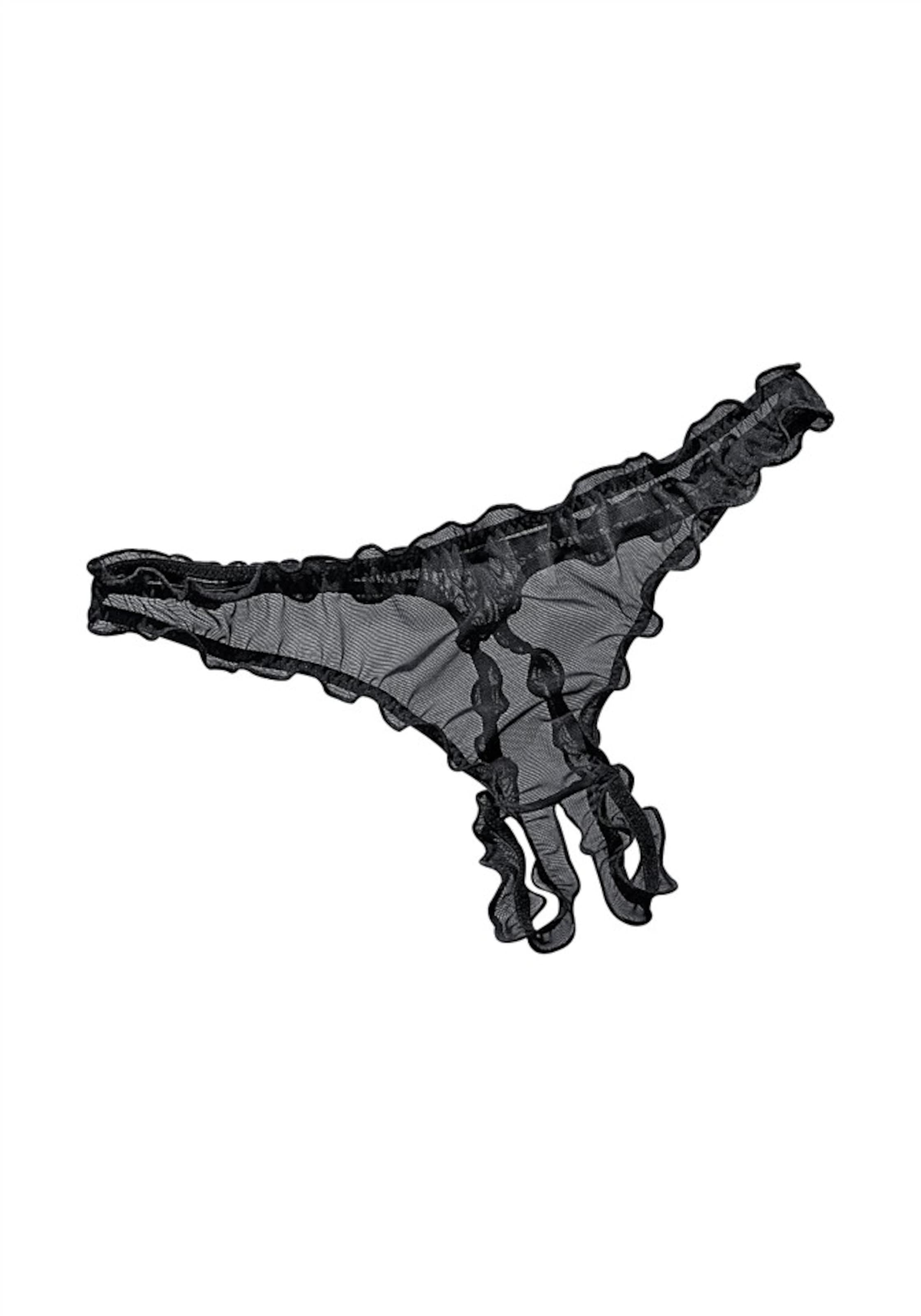 juoda PETITE FLEUR GOLD Liemenėlė atvirais kaušeliais: priekis