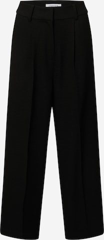 EDITED - Loosefit Pantalón de pinzas 'Lucca' en negro: frente