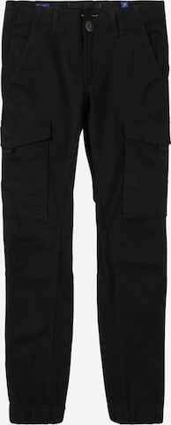 Jack & Jones Junior Tapered Pants 'Paul' in Black: front