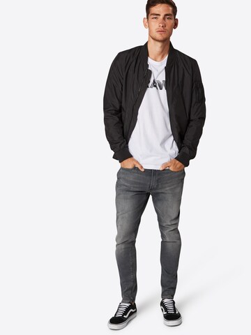 G-Star RAW Slimfit Kavbojke 'D-Staq 3D' | siva barva