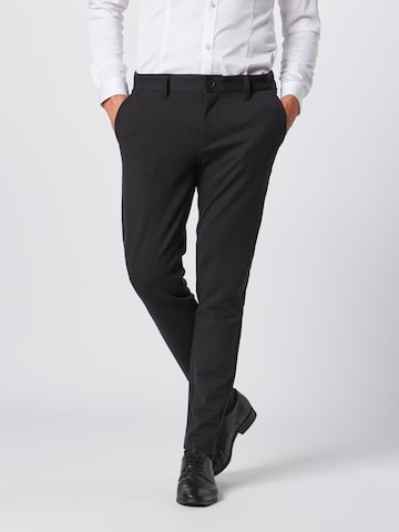 Skinny Pantaloni eleganți 'Mark' de la Only & Sons pe negru: față