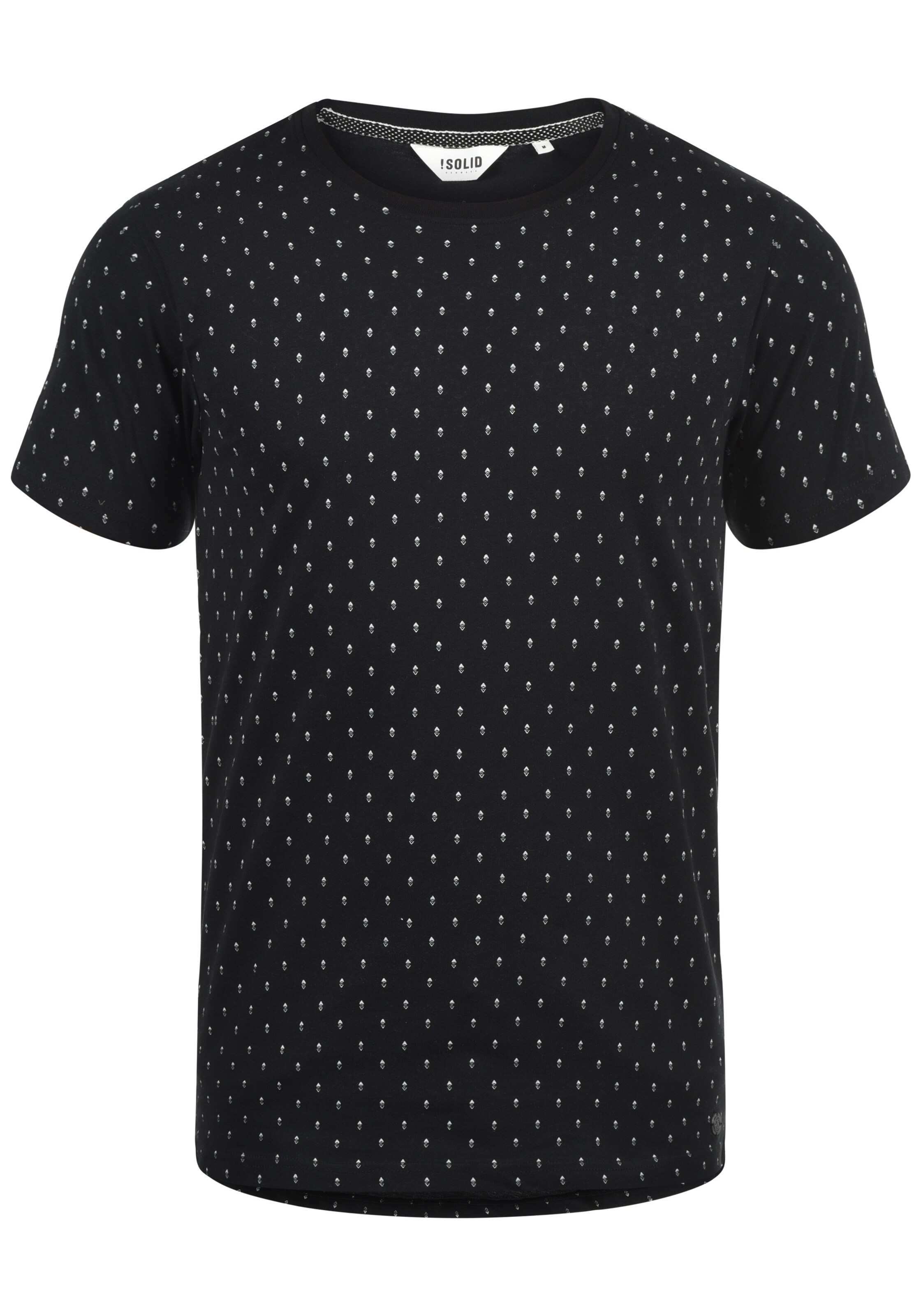 !Solid Shirt 'Aaron' in Schwarz: Vorderseite