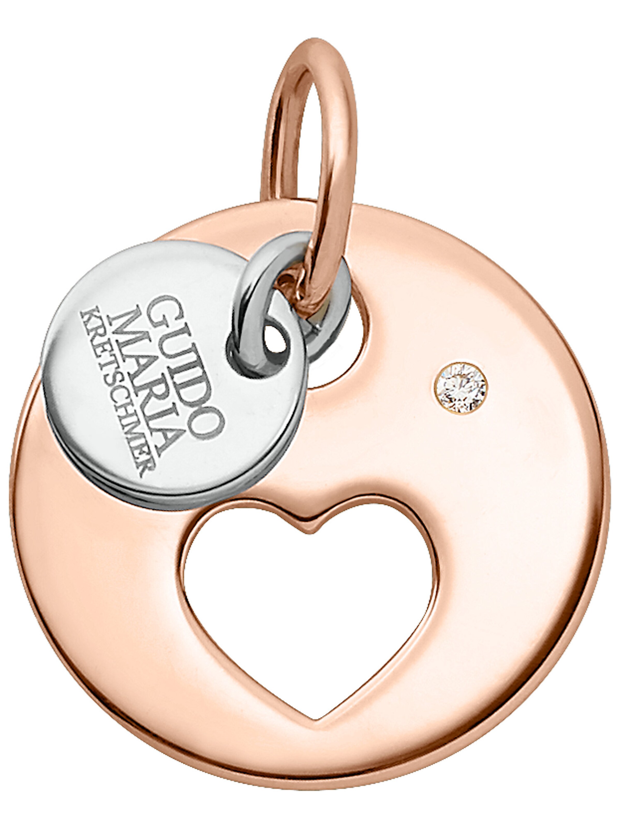 Guido Maria Kretschmer Jewellery Kette 'Glücksmünze' in Gold