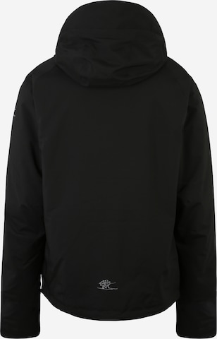 Bergans Outdoor jacket 'Flya' in Black: back