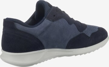 ECCO Sneakers laag 'Soft 5 Black Feather' in Blauw