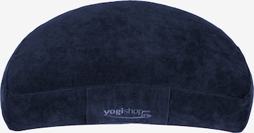 Yogishop Pillow in Blue: front