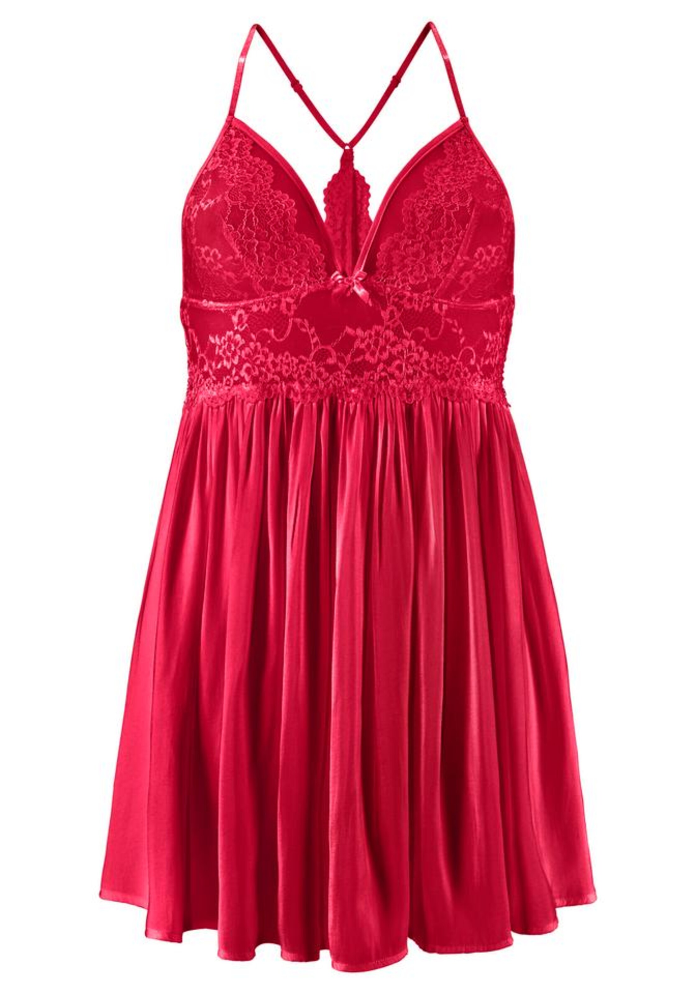LASCANA - LASCANA Negligé in rot
