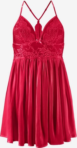 LASCANA Negligee in Red: front