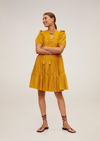 MANGO Sukienka 'Pasion' w kolorze żółty
