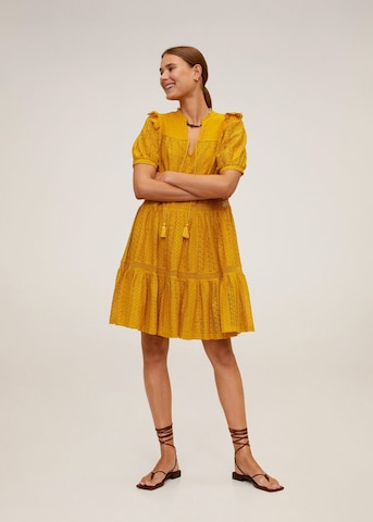 Robe 'Pasion' MANGO en jaune